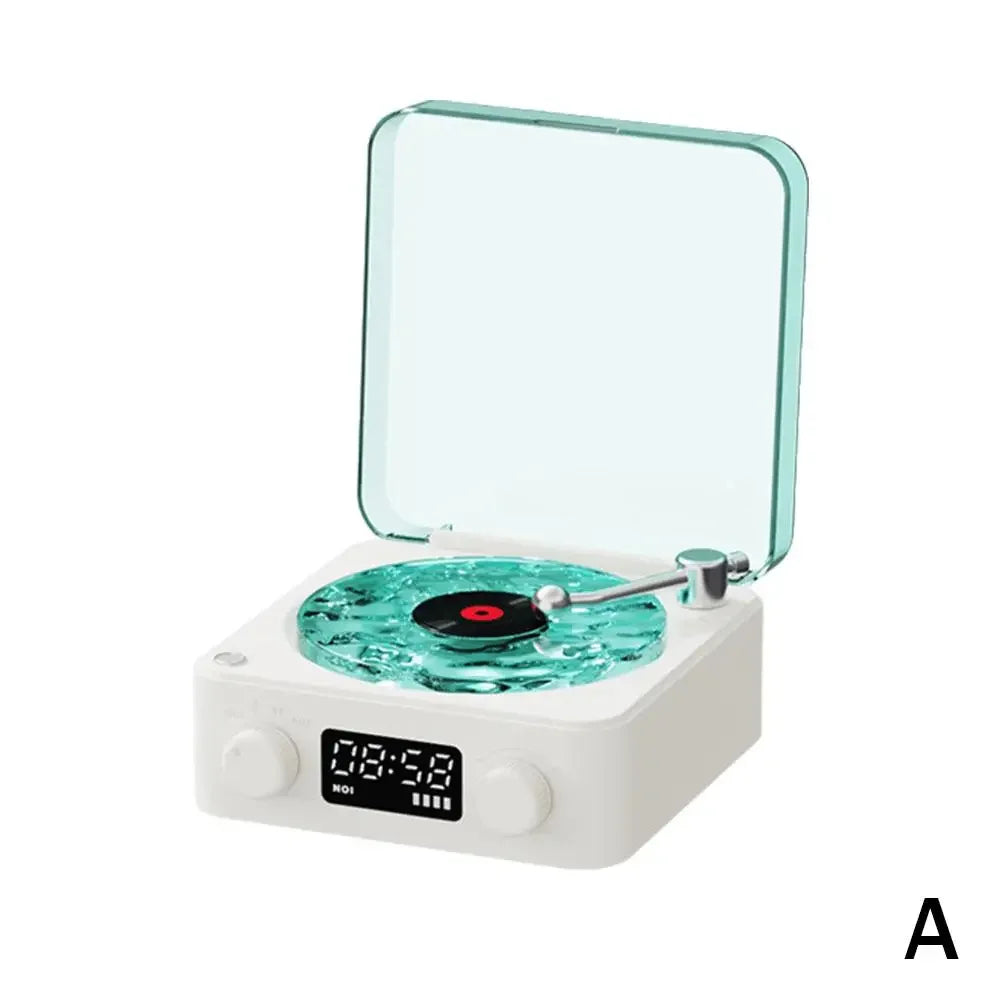 Vinyl Record Player Wireless Retro Sleep Aid Speakers Music Center White Noise W Bluetooth Light Sound Speaker Surroun M9H9