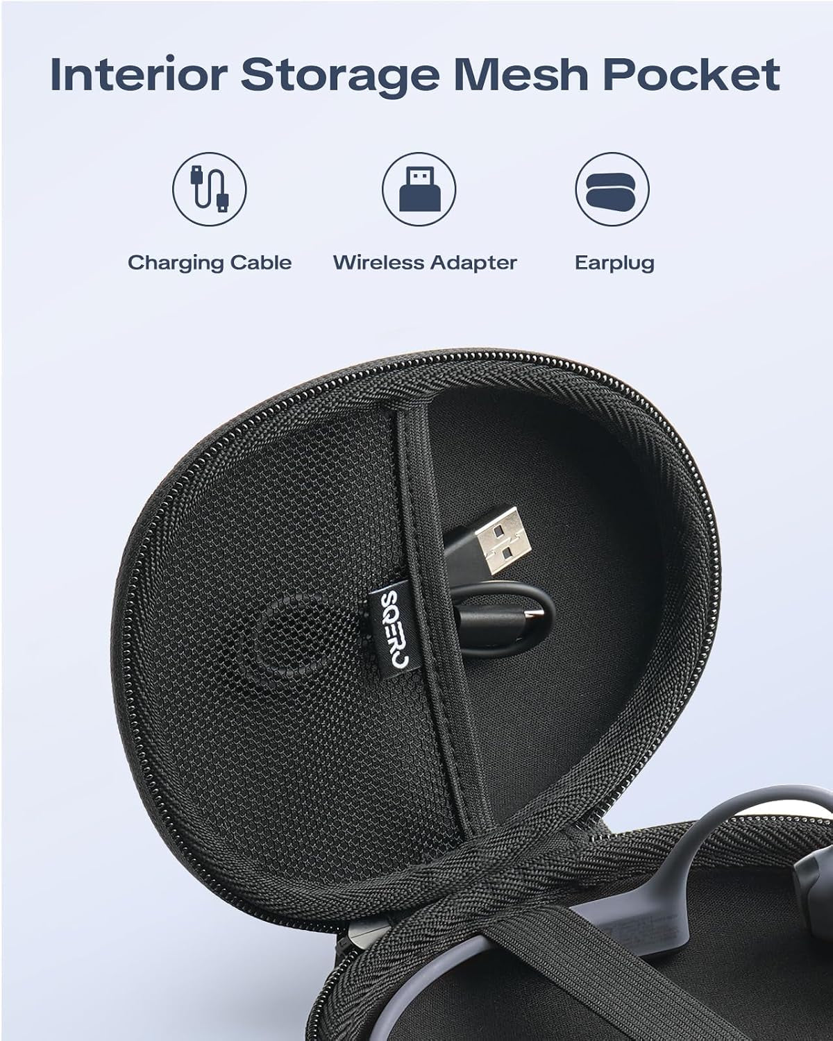 Hard Headphone Case for Shokz Openrun Pro 2/ Openswim Pro