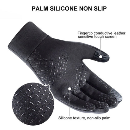 Waterproof Thermal Cycling and Running Gloves touchscreen use