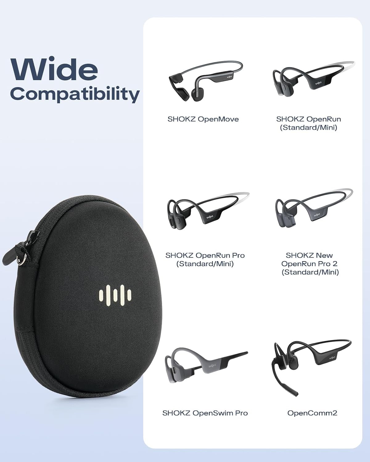 Hard Headphone Case for Shokz Openrun Pro 2/ Openswim Pro